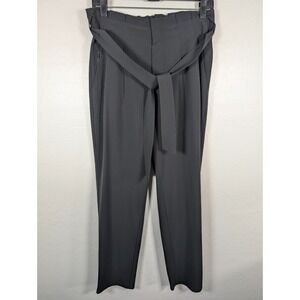 Athleta Pants Women's Size 4‎ Skyline Pant II Black Tie Waist Belt Zip Pockets